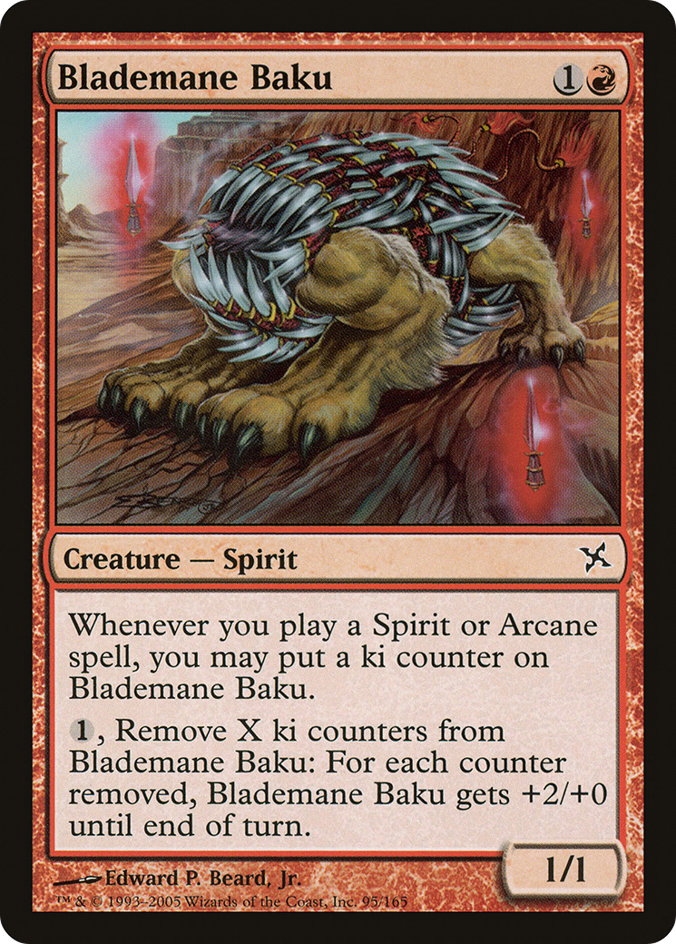 Image of Blademane Baku (BOK-095) - Betrayers of Kamigawa Foil