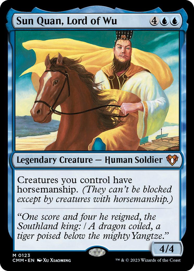 Image of Sun Quan, Lord of Wu (CMM-123) - Commander Masters