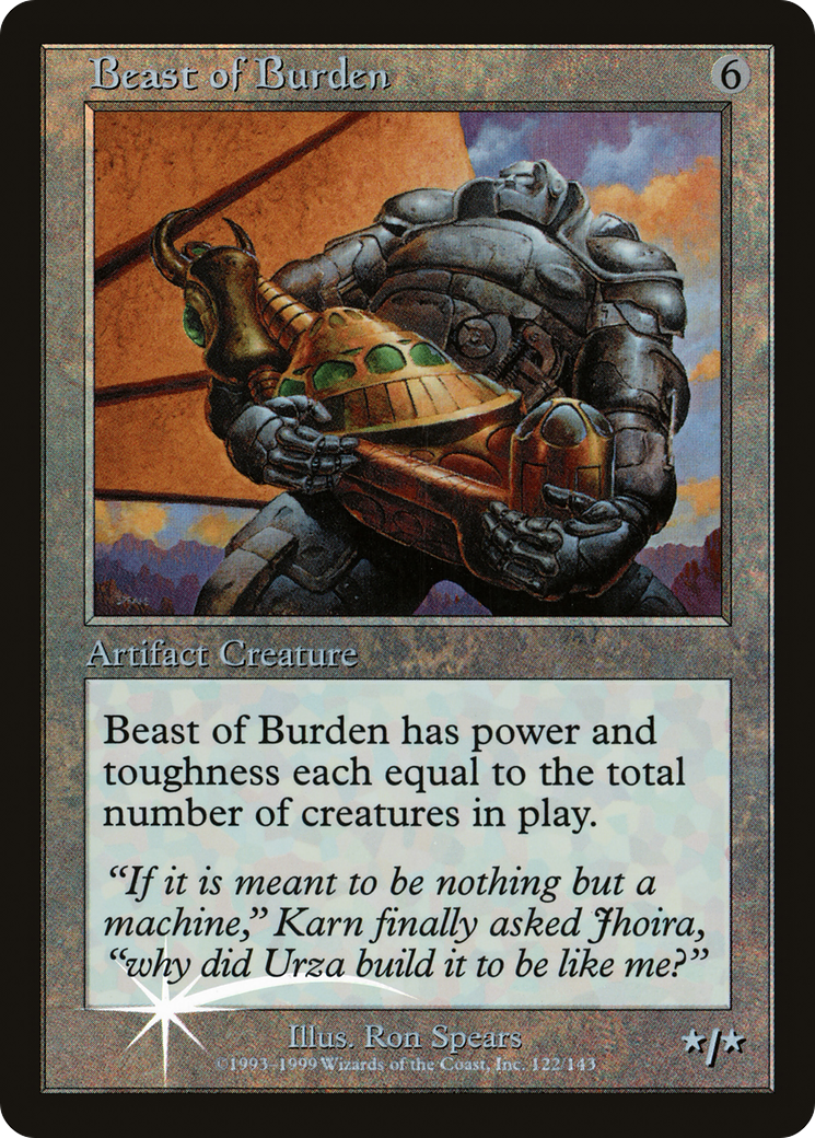 Image of Beast of Burden (PULG-122†) - Urza's Legacy Promos Foil