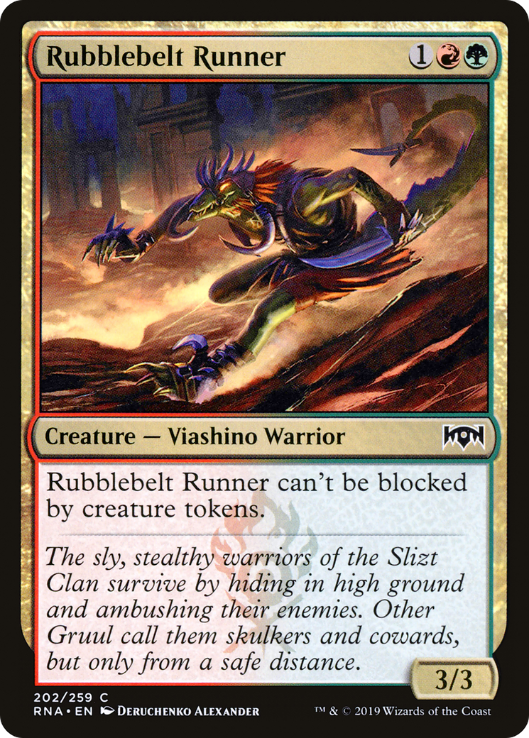 Image of Rubblebelt Runner (RNA-202) - Ravnica Allegiance Foil
