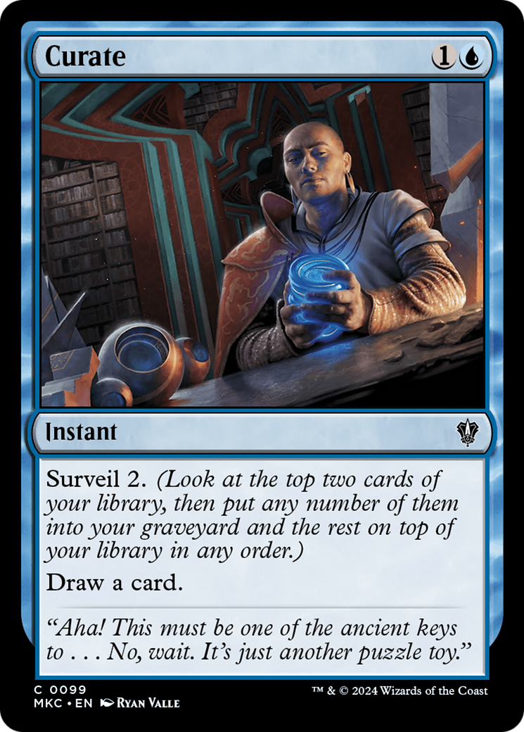 Image of Curate (MKC-099) - Murders at Karlov Manor Commander