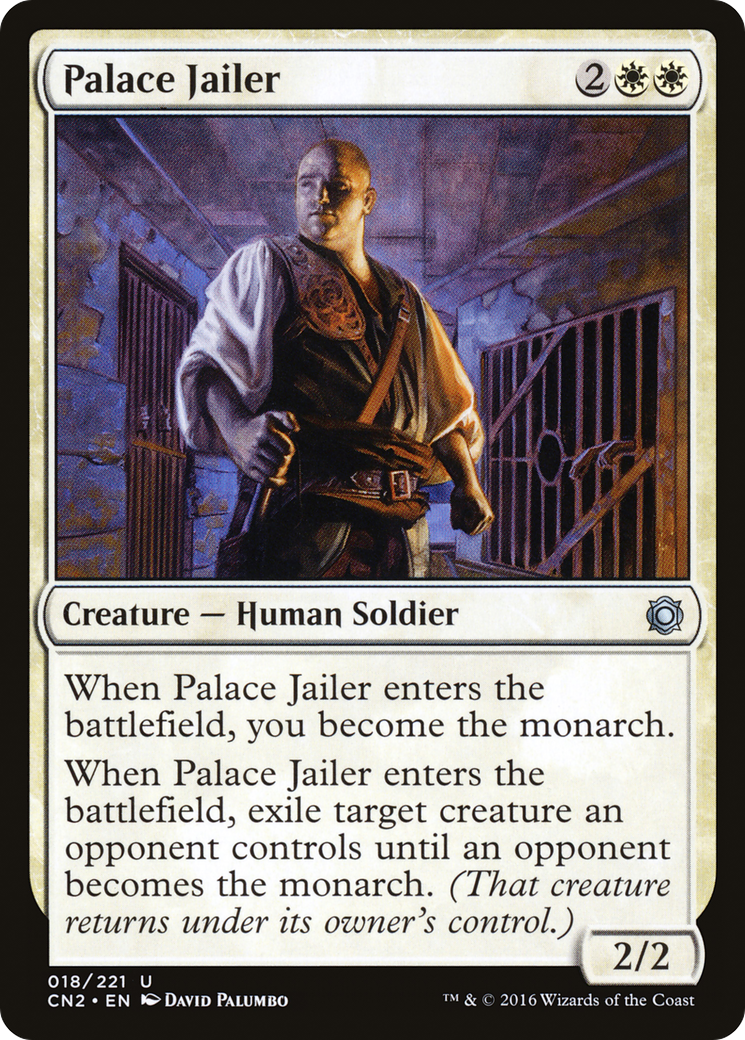 Image of Palace Jailer (CN2-018) - Conspiracy: Take the Crown Foil