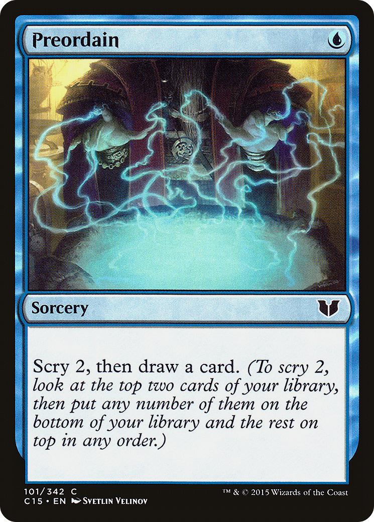 Image of Preordain (C15-101) - Commander 2015
