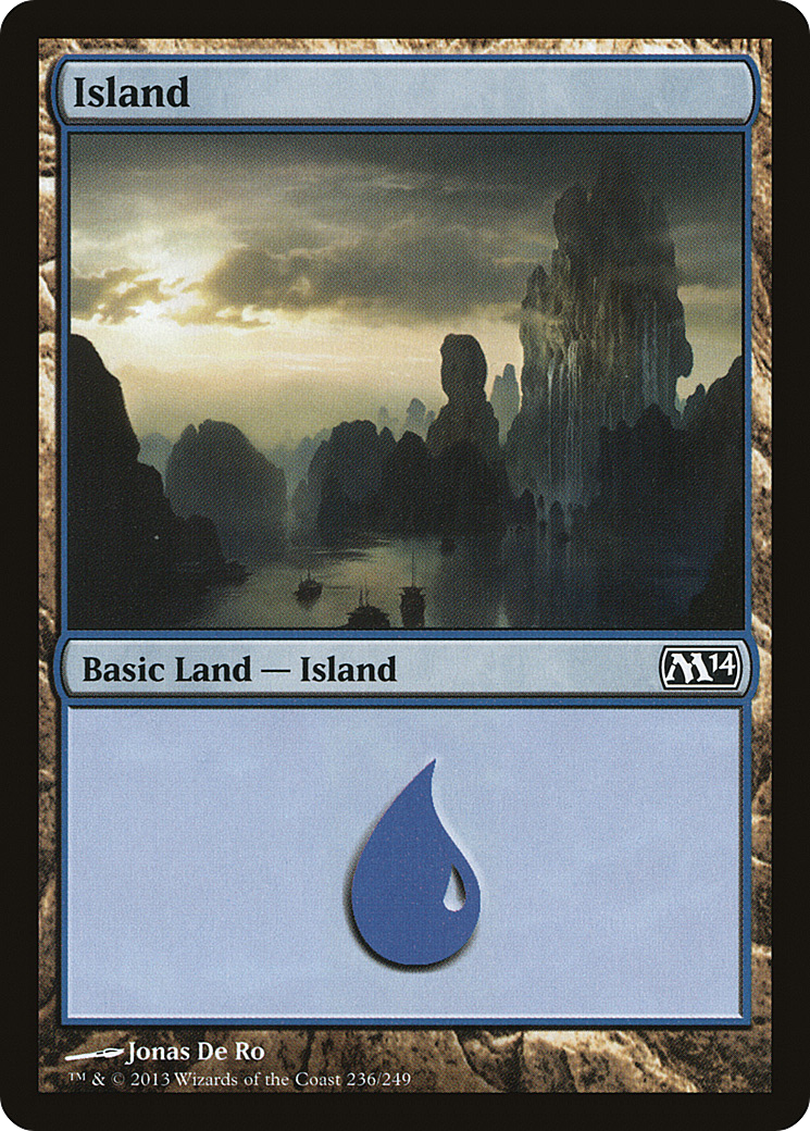 Image of Island (236) (M14-236) - Magic 2014 Foil