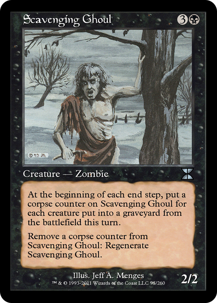 Image of Scavenging Ghoul (ME4-095) - Masters Edition IV Foil