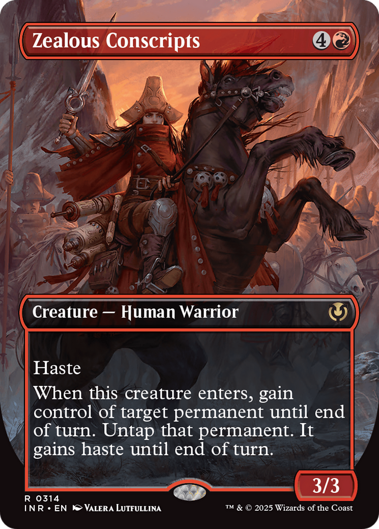 Image of Zealous Conscripts (Borderless) (INR-314) - Innistrad Remastered (Borderless)