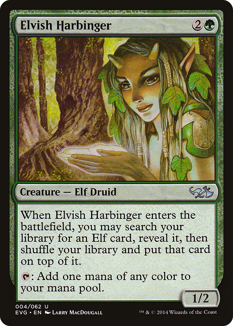 Image of Elvish Harbinger (DD3-004) - Duel Decks Anthology: Elves vs. Goblins