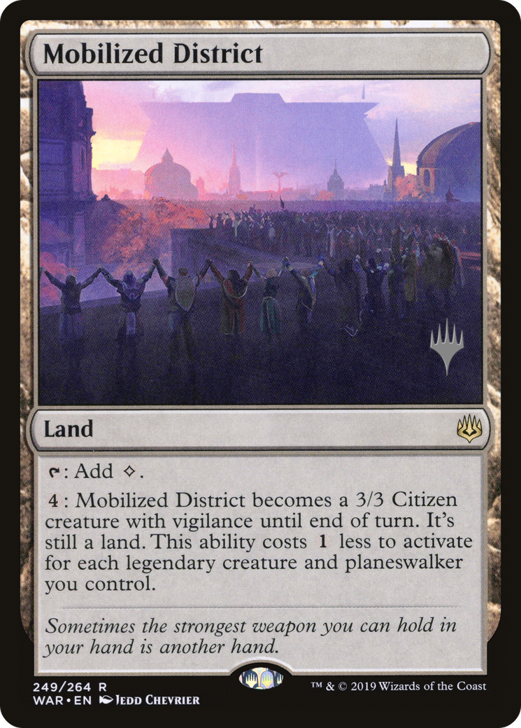 Image of Mobilized District (PPM20-249P) - War of the Spark Promos