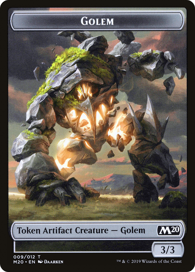 Image of Golem Token (M20-009) - Core Set 2020 Tokens
