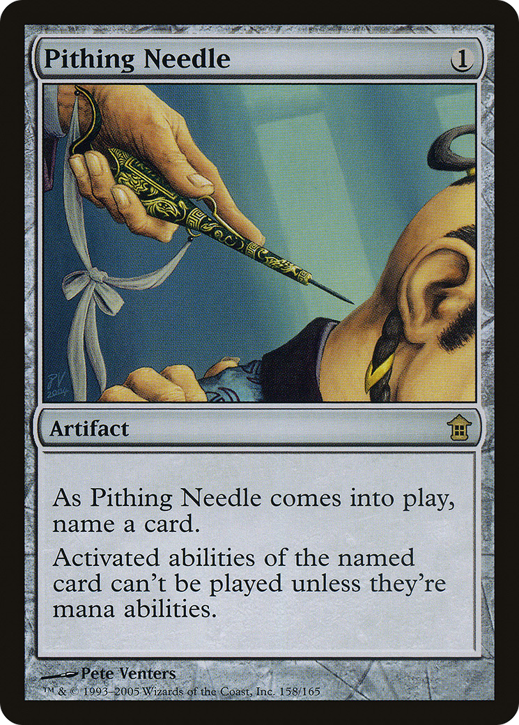 Image of Pithing Needle (SOK-158) - Saviors of Kamigawa