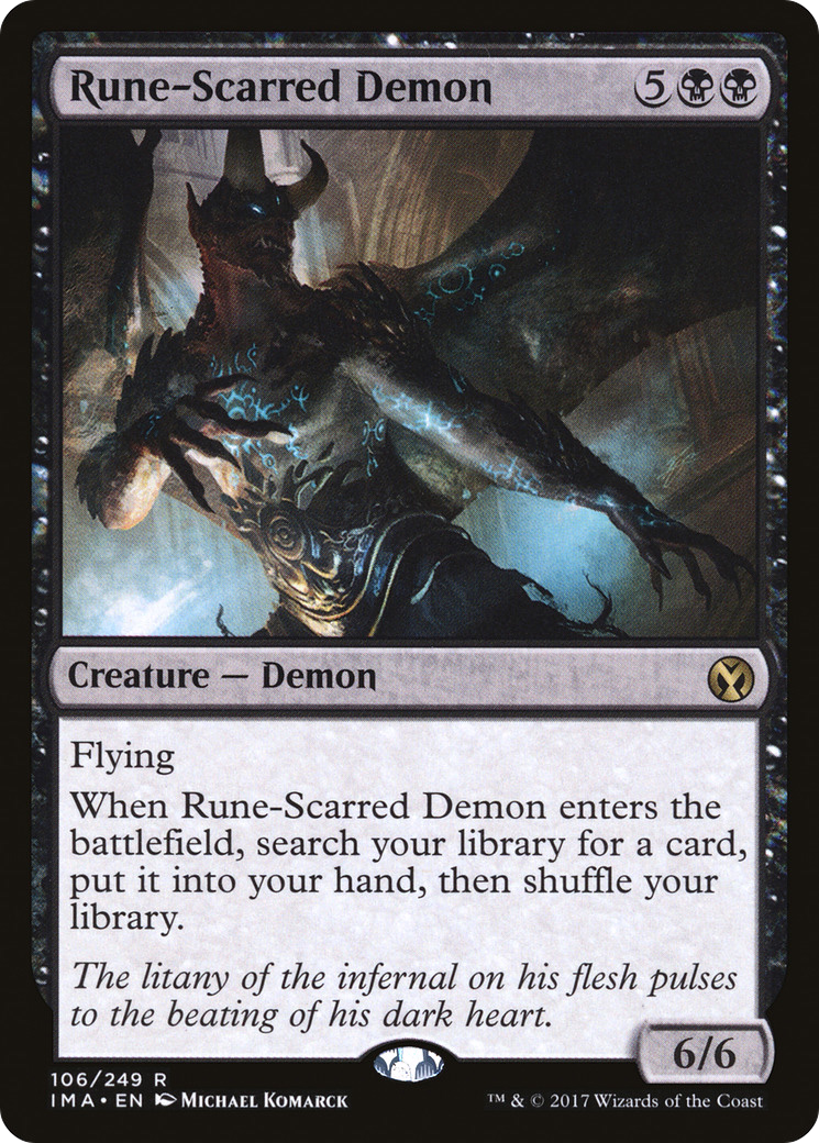 Image of Rune-Scarred Demon (IMA-106) - Iconic Masters