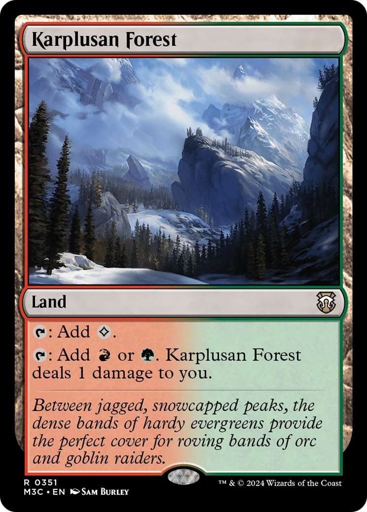 Image of Karplusan Forest (M3C-351) - Modern Horizons 3 Commander
