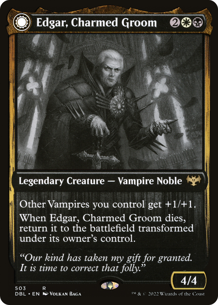 Image of Edgar, Charmed Groom (DBL-503) - Innistrad: Double Feature: (Double Faced Transform)