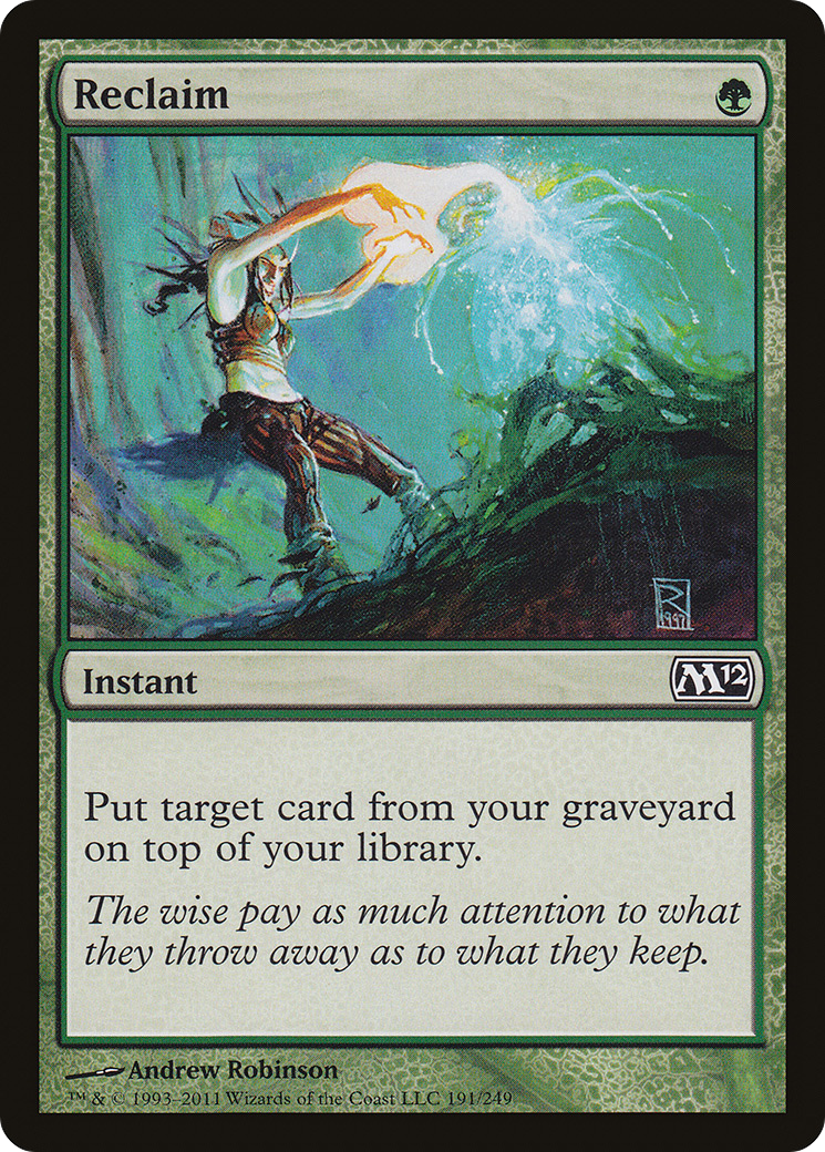 Image of Reclaim (M12-191) - Magic 2012 Foil