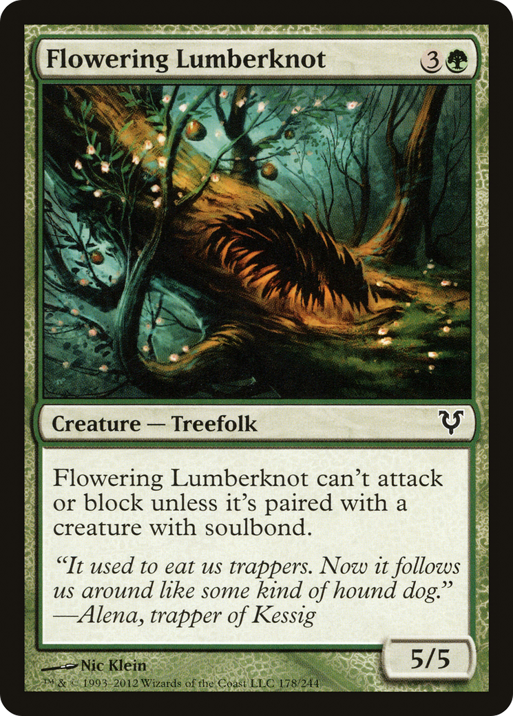 Image of Flowering Lumberknot (AVR-178) - Avacyn Restored