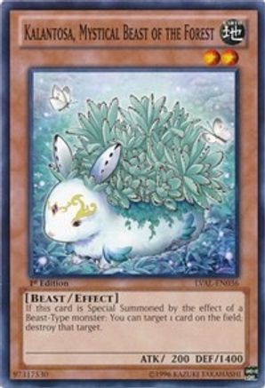 Image of Kalantosa, Mystical Beast of the Forest (LVAL-EN036) - Legacy of the Valiant 1st Edition