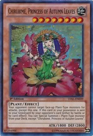 Image of Chirubime, Princess of Autumn Leaves (LVAL-EN039) - Legacy of the Valiant Unlimited