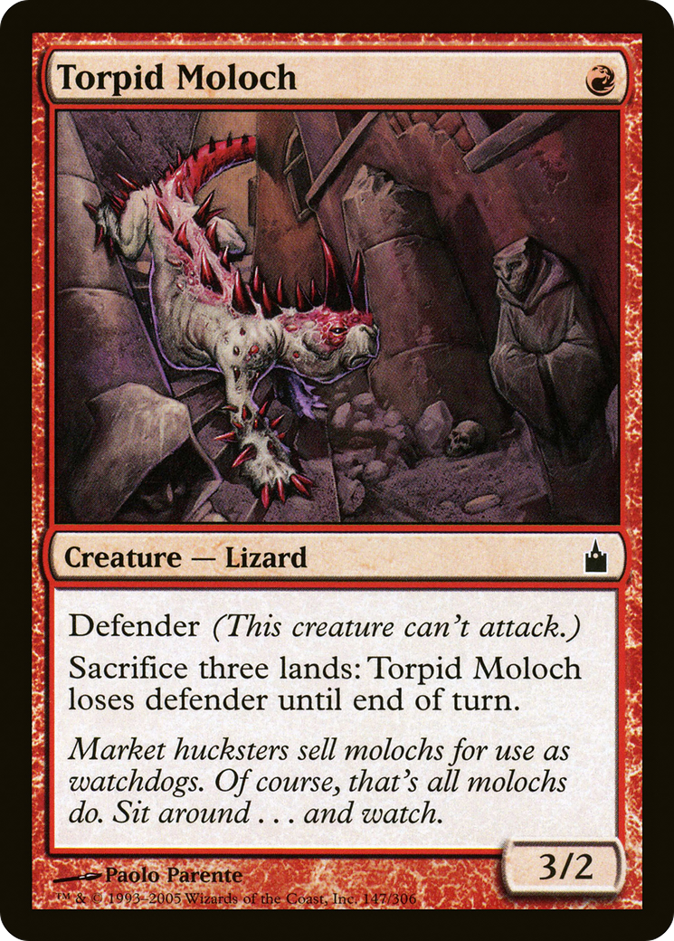 Image of Torpid Moloch (RAV-147) - Ravnica: City of Guilds