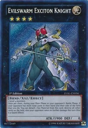 Image of Evilswarm Exciton Knight (LVAL-EN056) - Legacy of the Valiant Unlimited