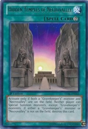 Image of Hidden Temples of Necrovalley (LVAL-EN066) - Legacy of the Valiant Unlimited