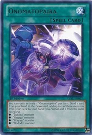 Image of Onomatopaira (LVAL-EN067) - Legacy of the Valiant 1st Edition