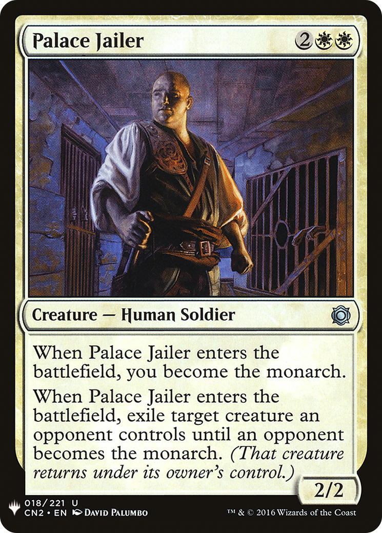 Image of Palace Jailer (LIST-018) - The List