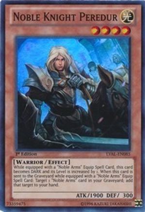 Image of Noble Knight Peredur (LVAL-EN085) - Legacy of the Valiant 1st Edition