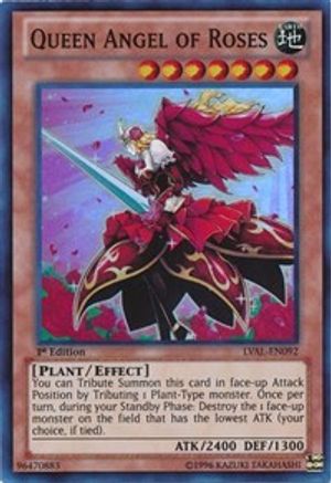 Image of Queen Angel of Roses (LVAL-EN092) - Legacy of the Valiant 1st Edition