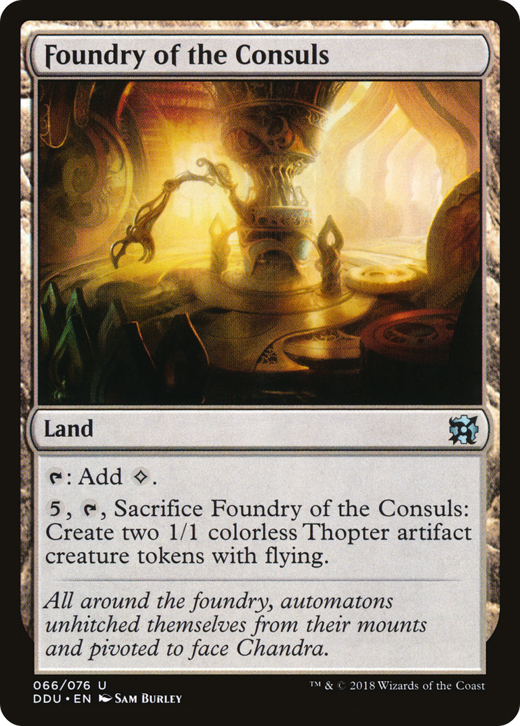 Image of Foundry of the Consuls (DDU-066) - Duel Decks: Elves vs. Inventors