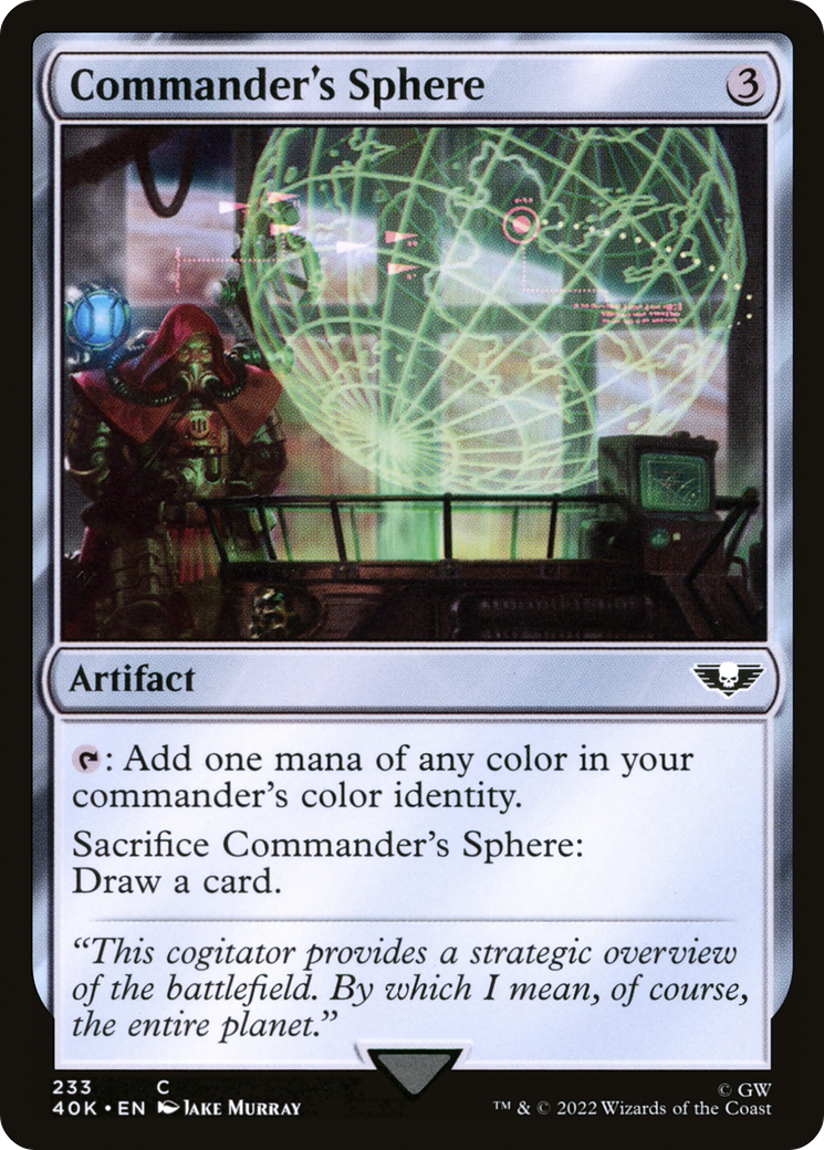 Image of Commander's Sphere (233) (40K-233) - Warhammer 40,000 Commander