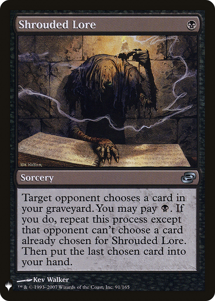 Image of Shrouded Lore (LIST-091) - The List: (colorshifted)