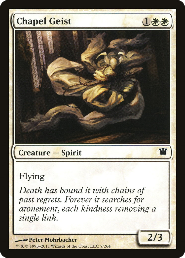 Image of Chapel Geist (ISD-007) - Innistrad Foil