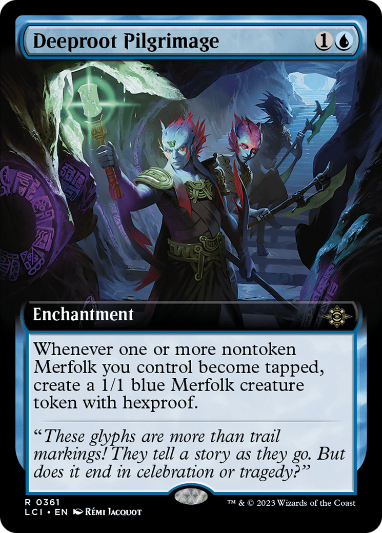 Image of Deeproot Pilgrimage (Extended Art) (LCI-361) - The Lost Caverns of Ixalan: (Extended Art) Foil