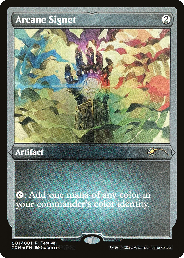Image of Arcane Signet (P30M-1F★) - 30th Anniversary Misc Promos Etched Foil