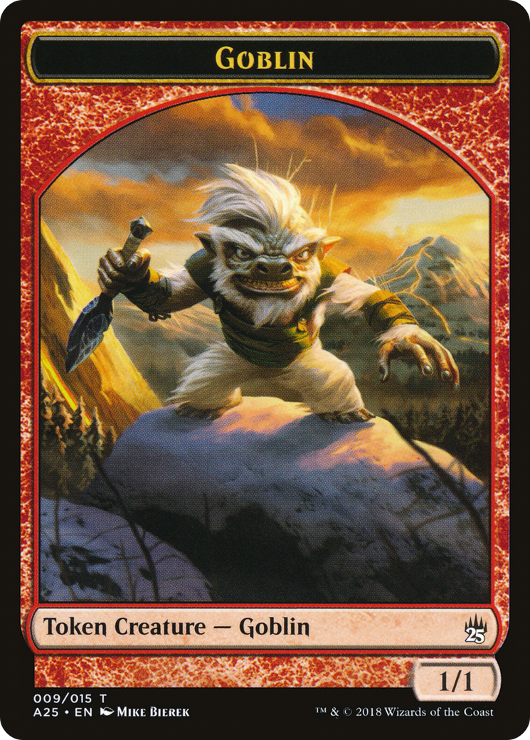Image of Goblin Token (009) (A25-009) - Masters 25 Tokens