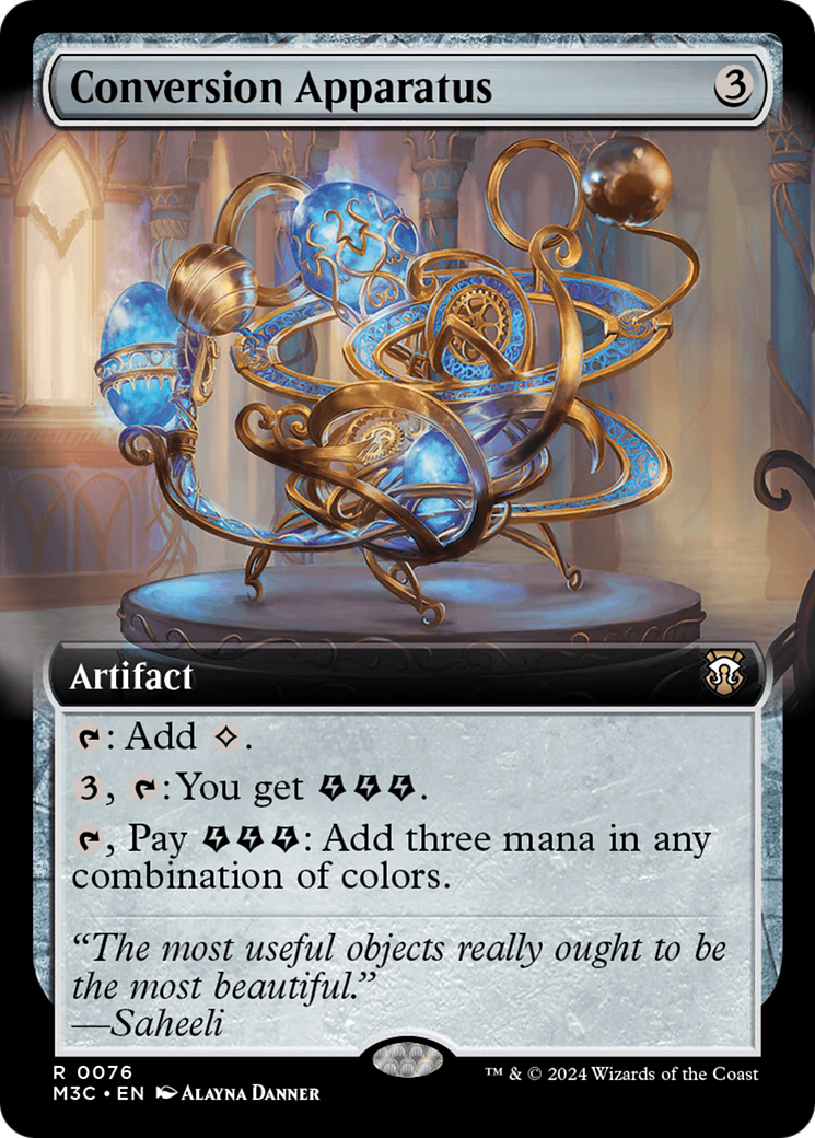 Image of Conversion Apparatus (Extended Art) (M3C-076) - Modern Horizons 3 Commander: (Extended Art)