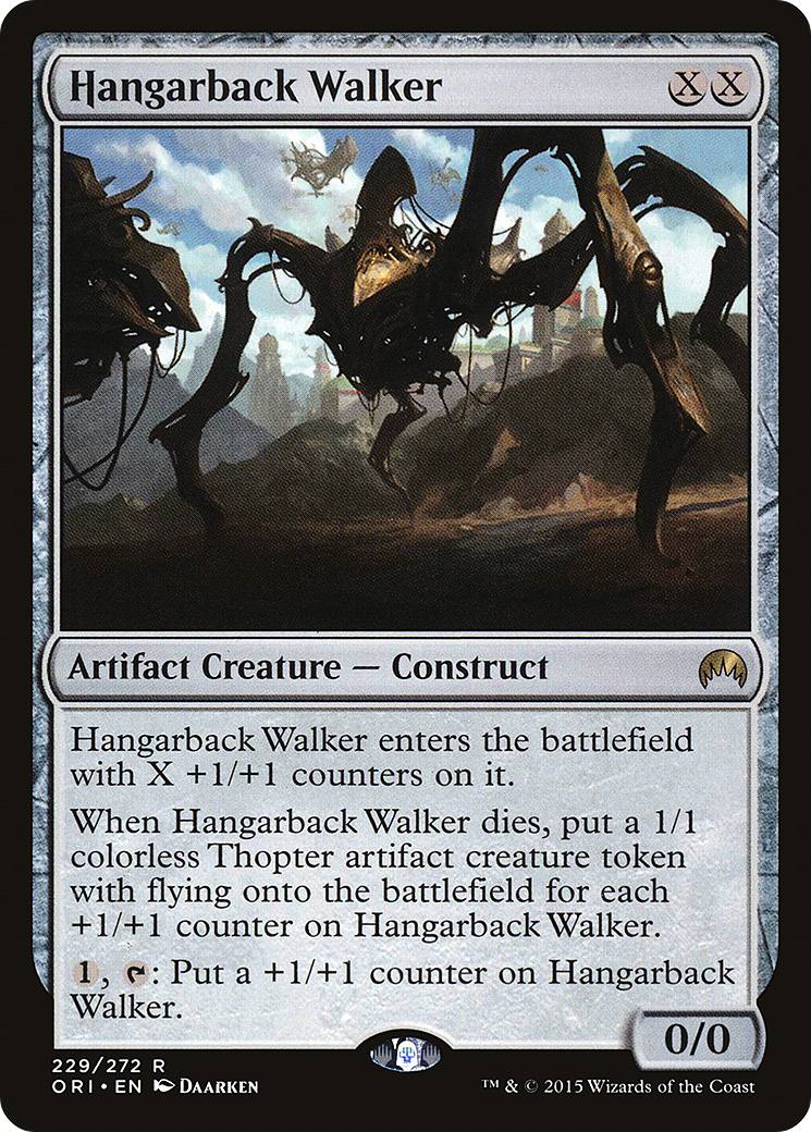 Image of Hangarback Walker (ORI-229) - Magic Origins Foil