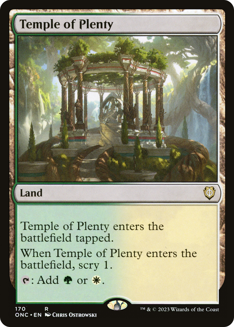 Image of Temple of Plenty (ONC-170) - Phyrexia: All Will Be One Commander