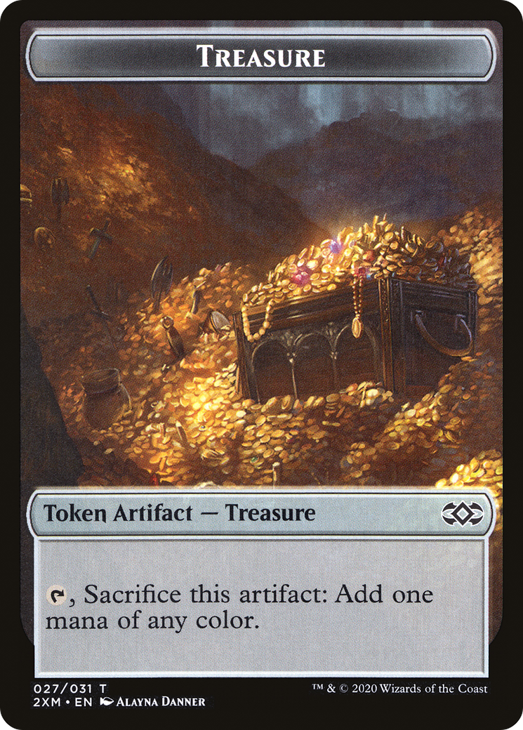 Image of Treasure (T2XM-027) - Double Masters Tokens Foil