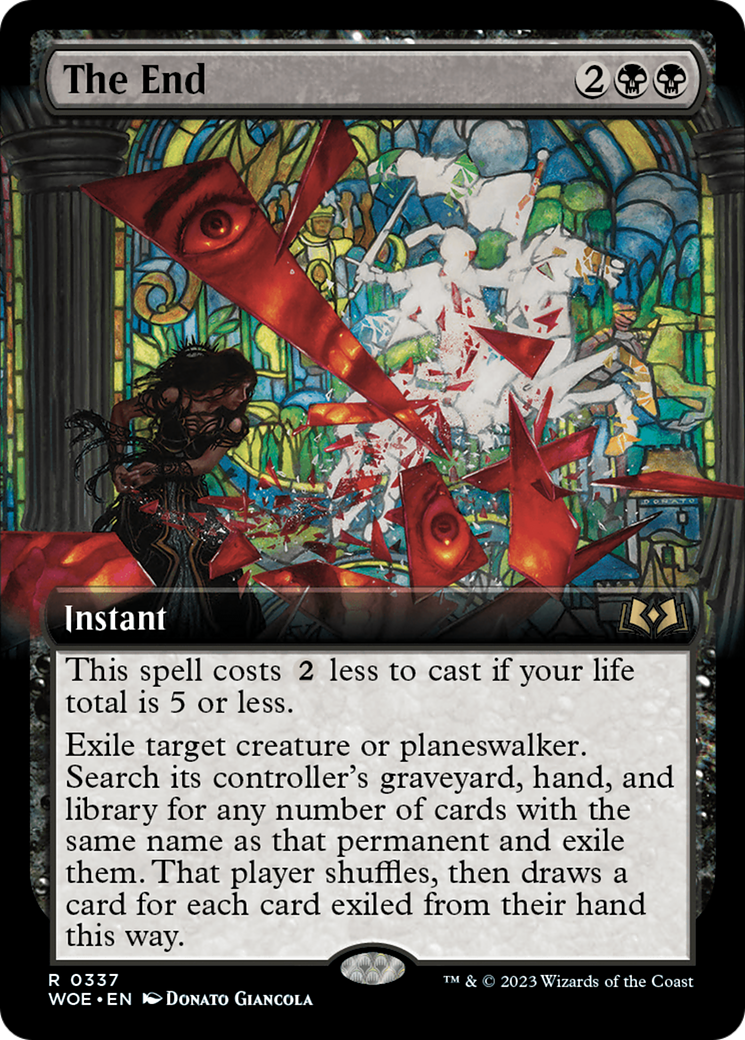 Image of The End (Extended Art) (WOE-337) - Wilds of Eldraine: (Extended Art)