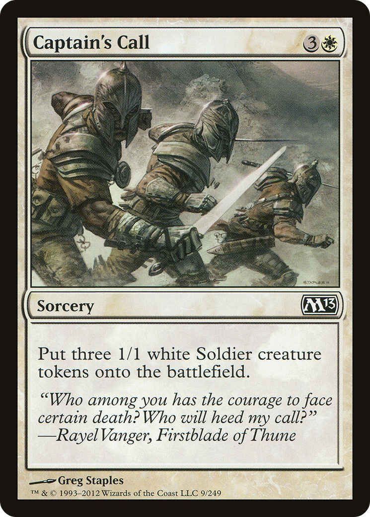 Image of Captain's Call (M13-009) - Magic 2013 Foil