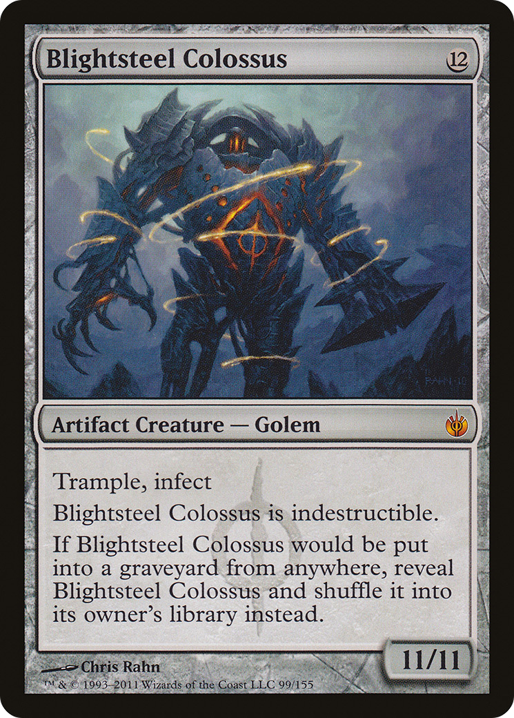 Image of Blightsteel Colossus (MBS-099) - Mirrodin Besieged
