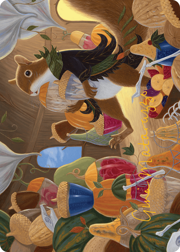 Image of Stocking the Pantry // Stocking the Pantry (ABLB-024) - Bloomburrow Art Series (Borderless)