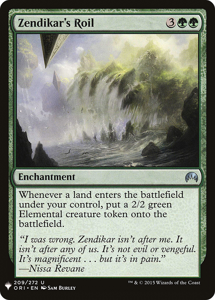 Image of Zendikar's Roil (LIST-ORI-209) - The List