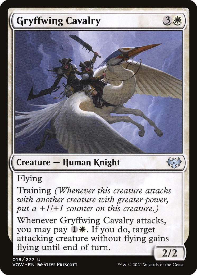 Image of Gryffwing Cavalry (VOW-016) - Innistrad: Crimson Vow