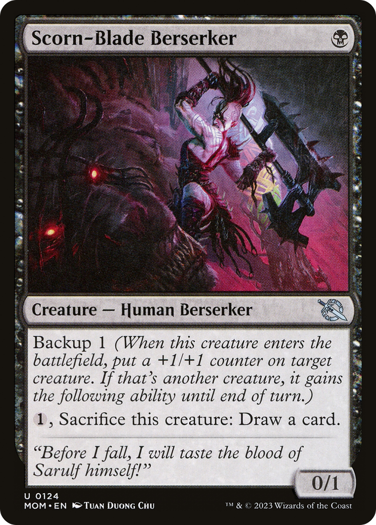 Image of Scorn-Blade Berserker (MOM-124) - March of the Machine