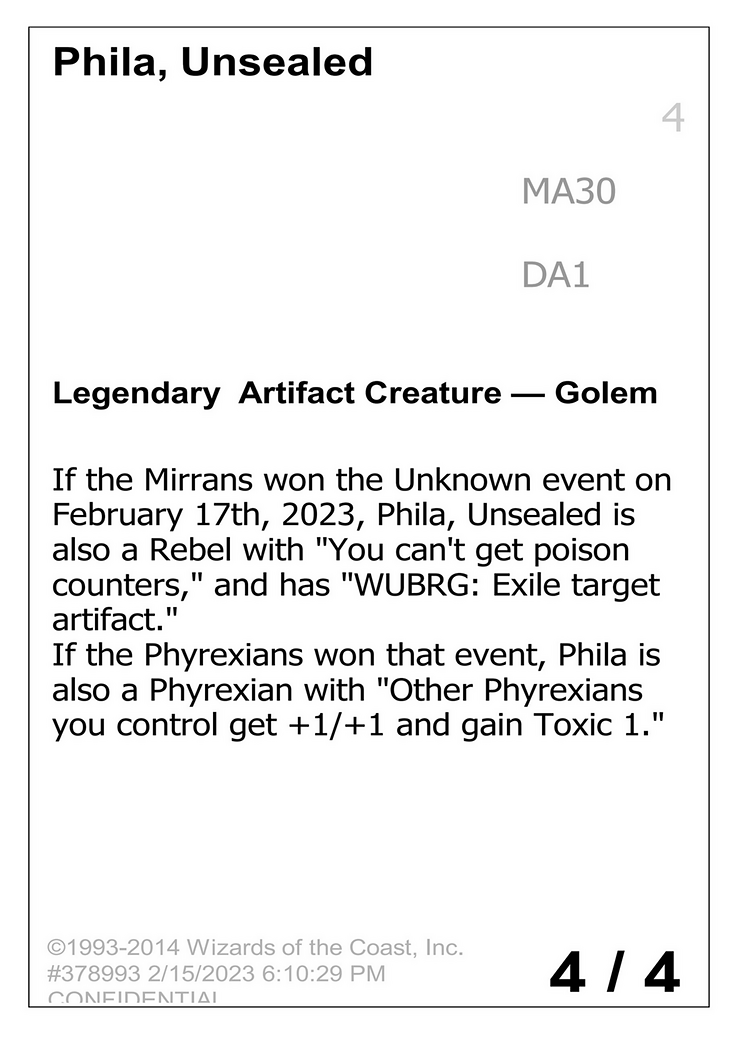 Image of Phila, Unsealed (UNK-MA30) - Unknown Event