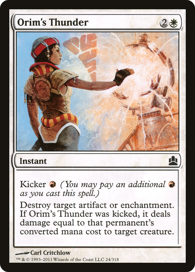 Image of Orim's Thunder (CMD-024) - Commander 2011