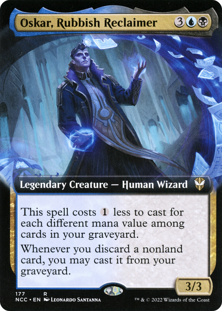 Image of Oskar, Rubbish Reclaimer (Extended Art) (NCC-177) - New Capenna Commander: (Extended Art)
