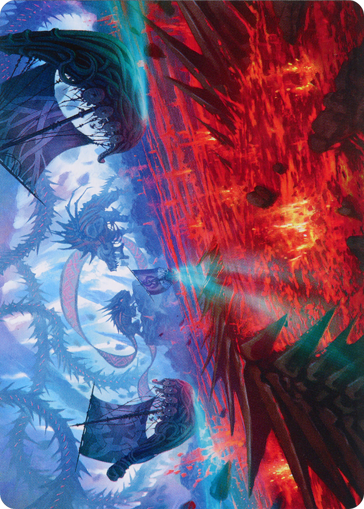 Image of Invasion of Kaldheim // Invasion of Kaldheim (AMOM-033) - March of the Machine Art Series (Borderless) Foil